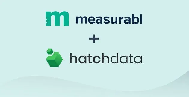 Measurabl logo and Hatch logo